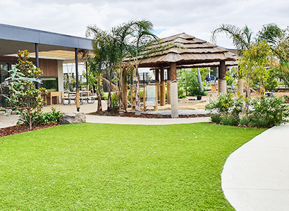 Lawn and Hut by Botanical Traditions